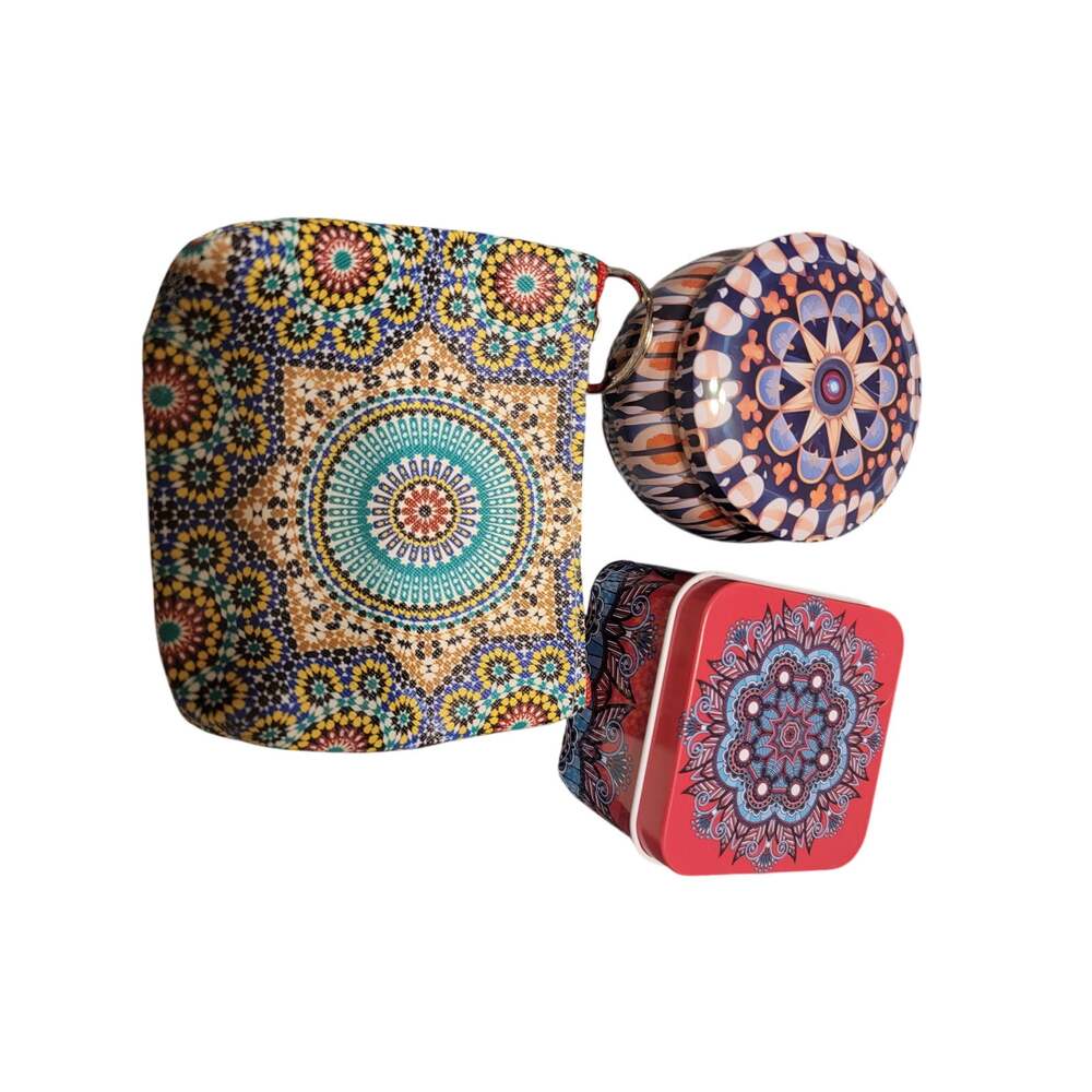 BOHO trinket boxes and coin purse